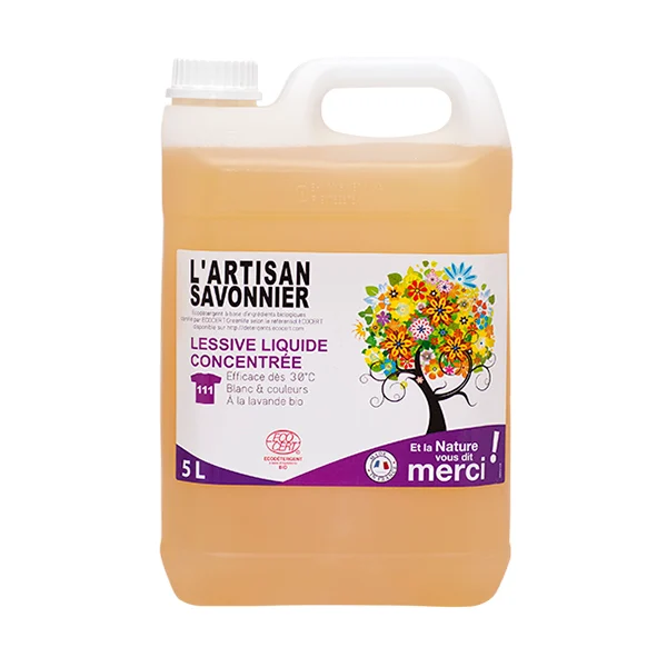 [Hoàn Tiền 15%]Nước giặt hữu cơ oải hương Artisan Savonnier 1,5L - 5L
