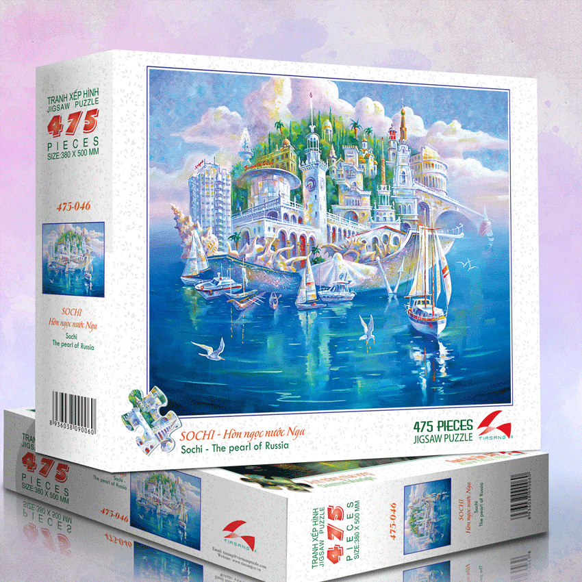 Tranh xếp hình 475 mảnh - SOCHI - Hòn Ngọc Nước Nga