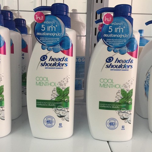 DẦU GỘI SẠCH GÀU HEAD & SHOULDER THÁI LAN HƯƠNG BẠC HÀ 410ML VÀ 850ML