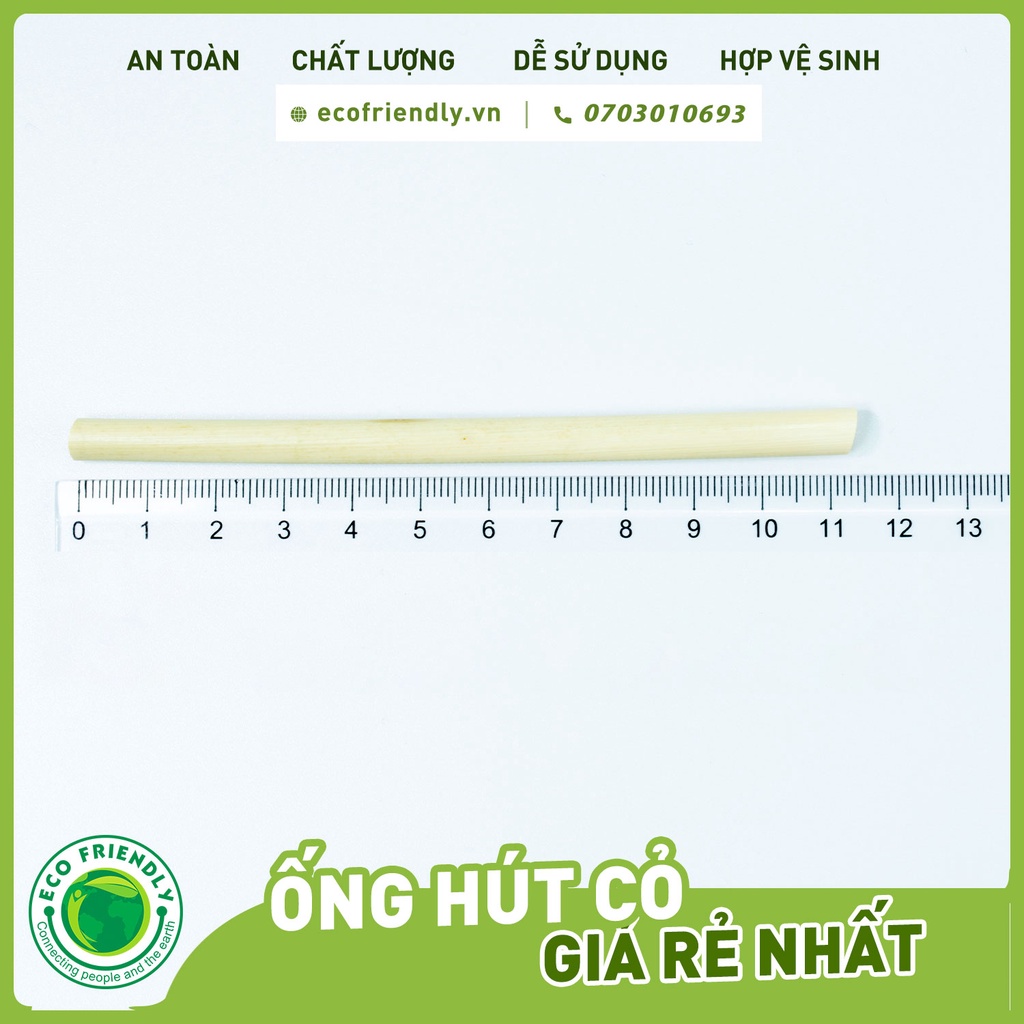 ỐNG HÚT CỎ BÀNG 11CM, 50 ỐNG/HỘP
