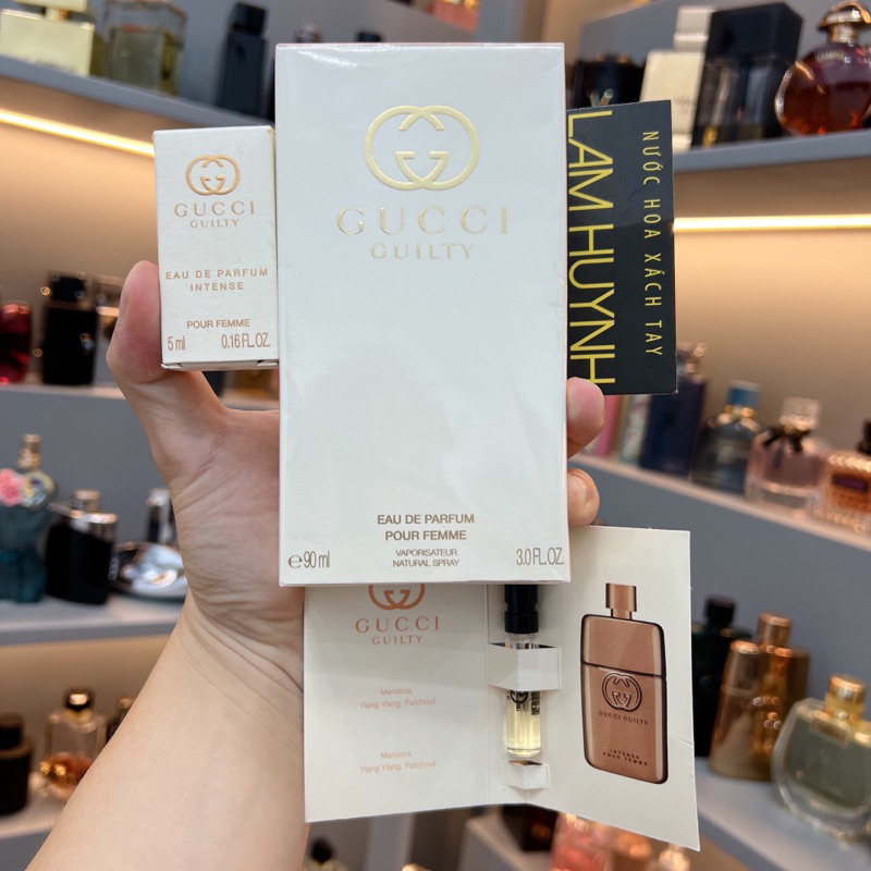 Vial Nước hoa Nữ GUCCI GUILTY Intense 15ml