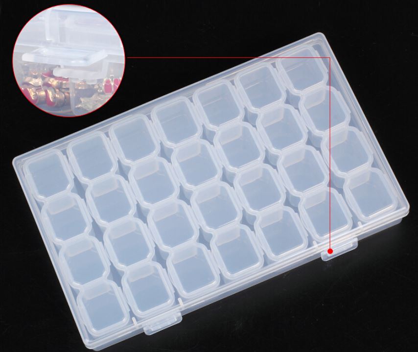 Hộp đựng đồ nail mi 28 ô