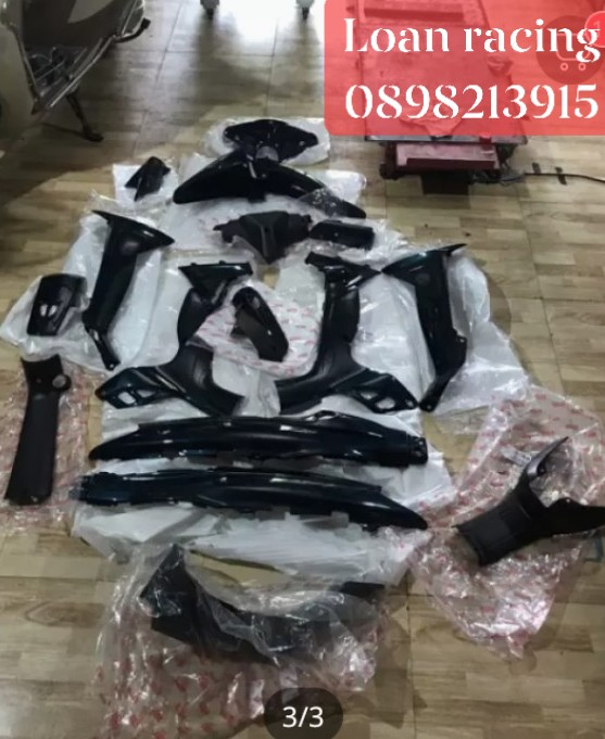 Full dàn áo sirius đời đầu số lùi màu đen zin chính hãng Yamaha