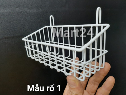 giỏ cài lưới sắt. giỏ treo khung sắt trang trí - GIỎ 1