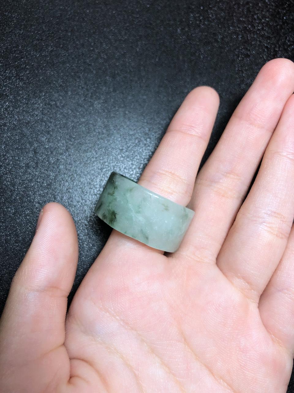 [FreeshipMAX] NHẪN CÀN LONG CẨM THẠCH THIÊN NHIÊN - size 18mm