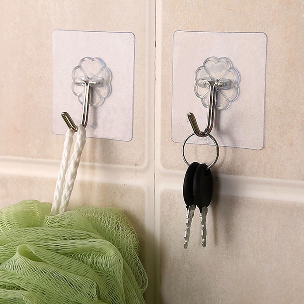 Bộ 10 móc dán tường cường lực ( 10 cái )