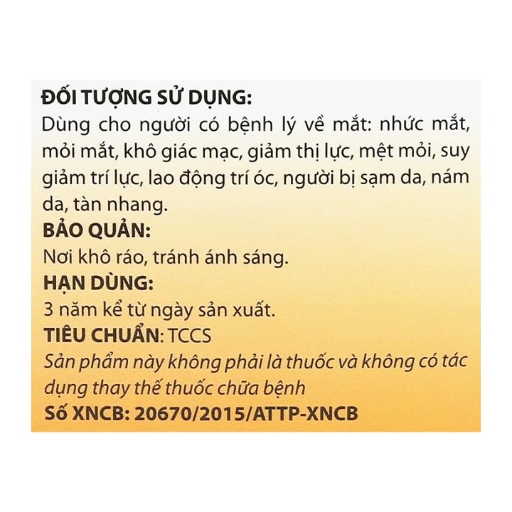 Viên dầu gấc sáng mắt Vita -Ga