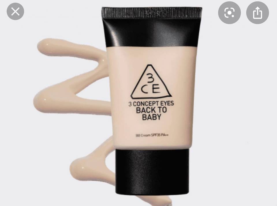 Kem nền BB Cream 3CE Back To Baby