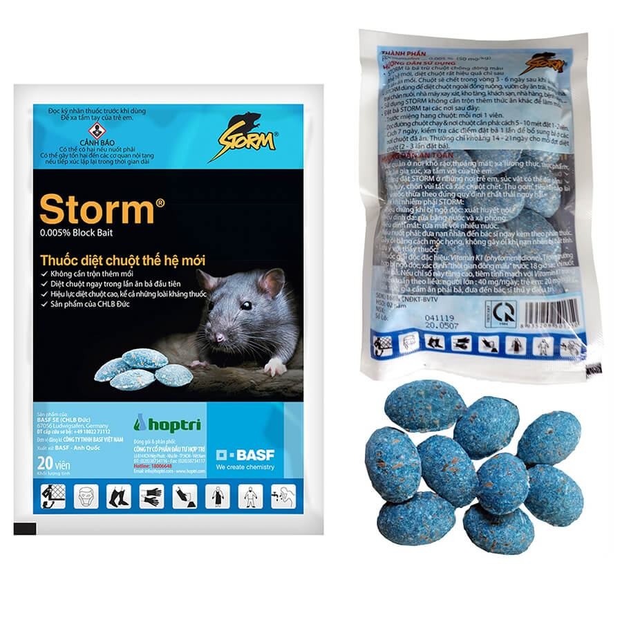Thuốc Diệt Chuột Storm Dạng Kẹo Sinh Học