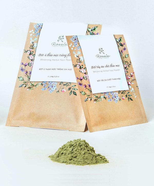 (Chính Hãng)Bột Ủ Trắng Da Mặt Thảo Dược Rossie (Ủ Trắng Da Mặt)