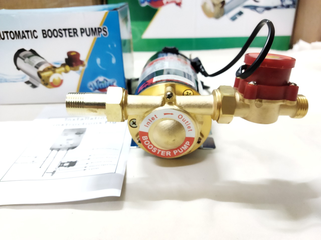 Bơm tăng áp máy giặt USA 100w .
