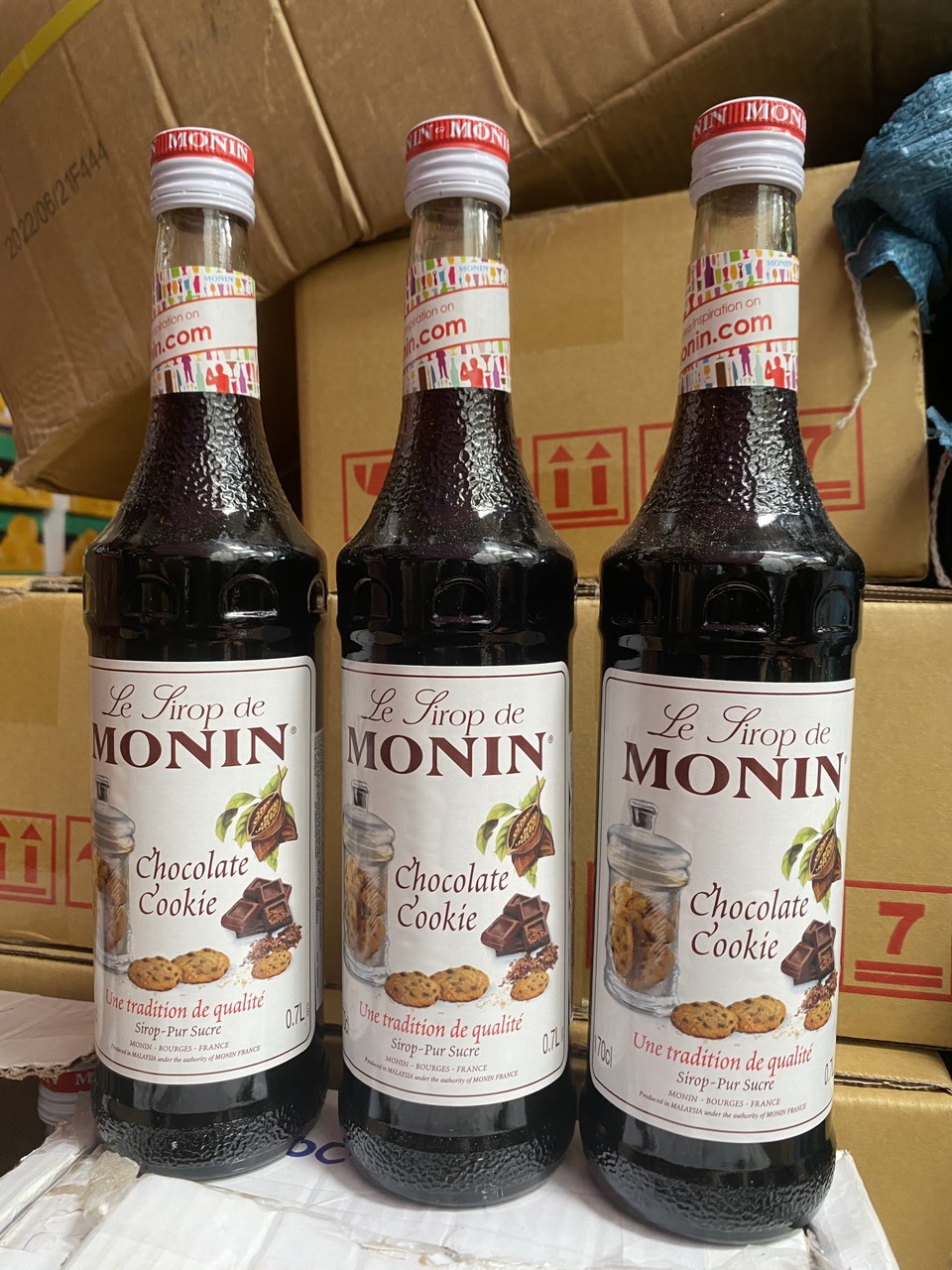 Siro Monin Chocolate Cookie chai 700ml