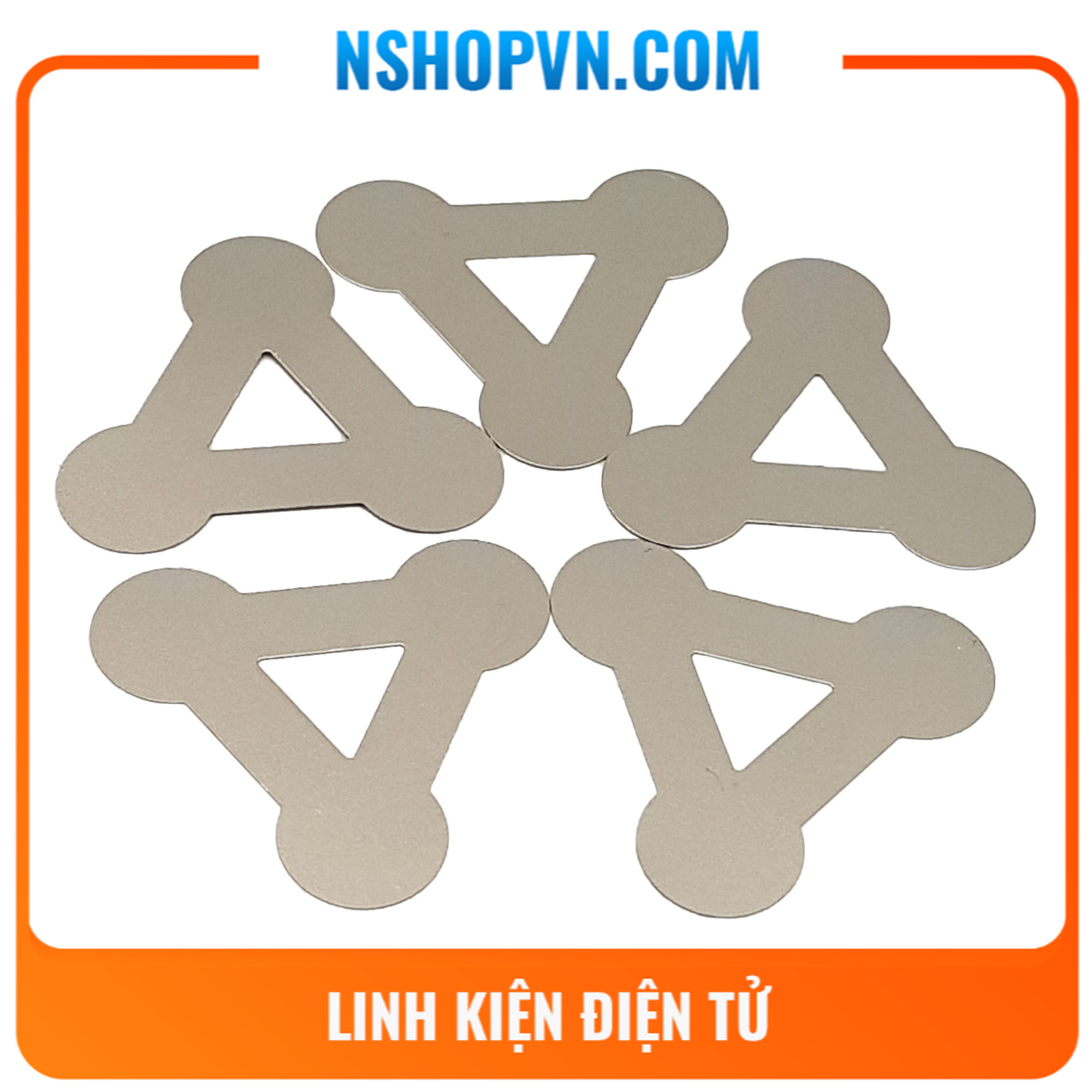 Kẽm hàn cell khối 3 pin 18650 - bộ 2 cái