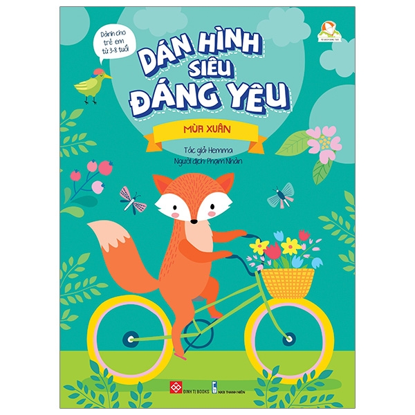 Fahasa - dán hình siêu đáng yêu - mùa xuân
