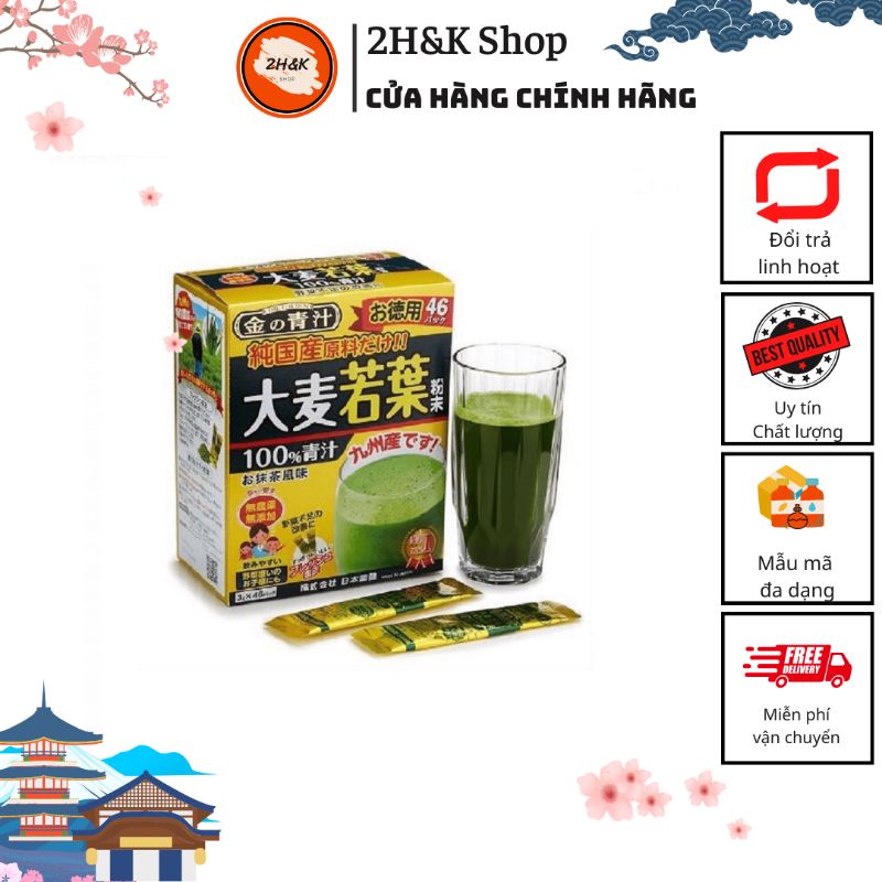 Bột mầm lúa mạch non Grass Barley Golden 46 gói