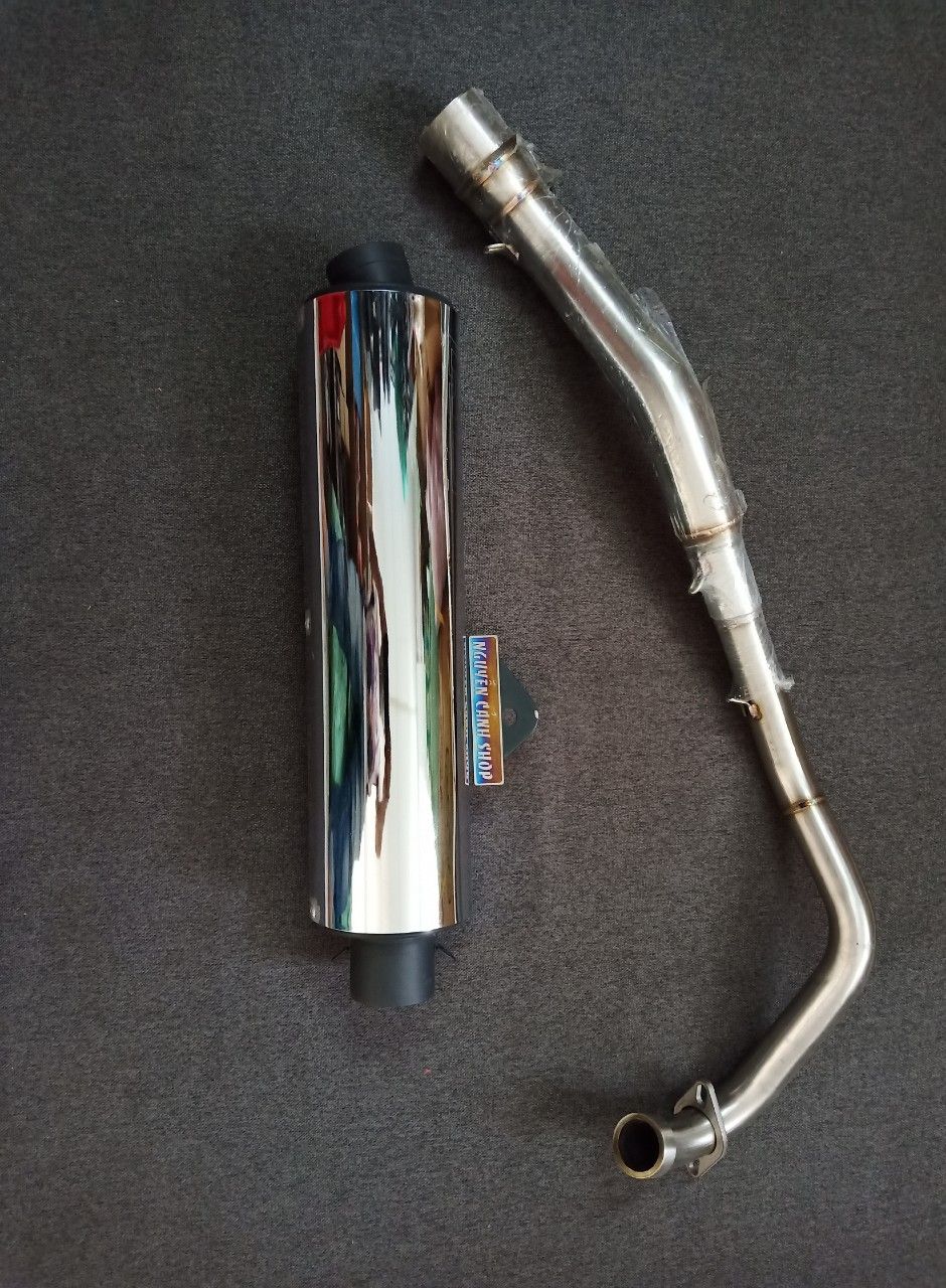 Pô CBR gắn xe exciter 135 full cổ 2  khúc kèm lò xo