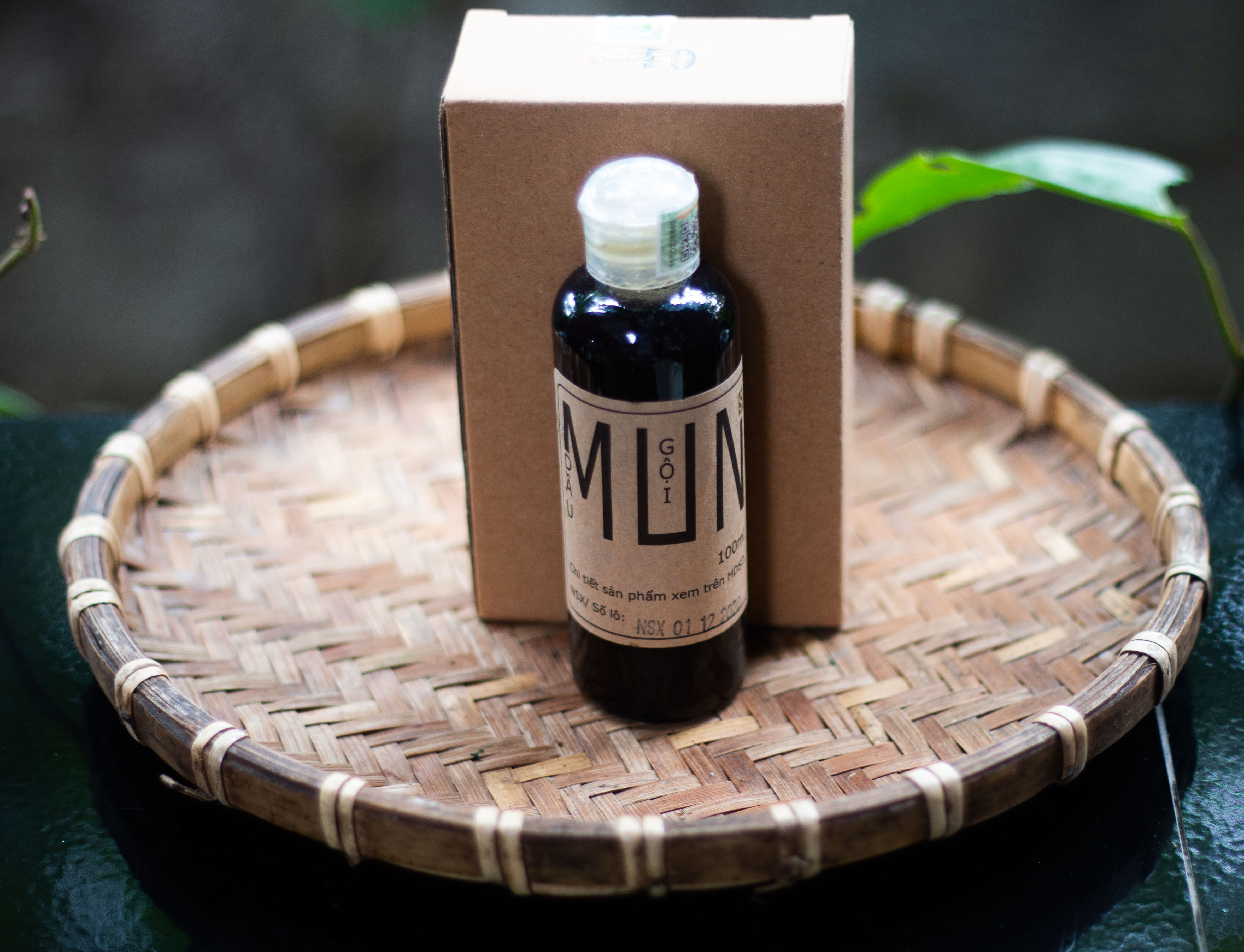 Dầu Gội Thảo Dược - MUN 100ml suôn tóc óng mượt