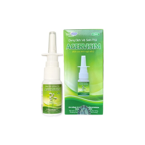 DUNG DỊCH VỆ SINH MŨI AGERVISIM (15ml)