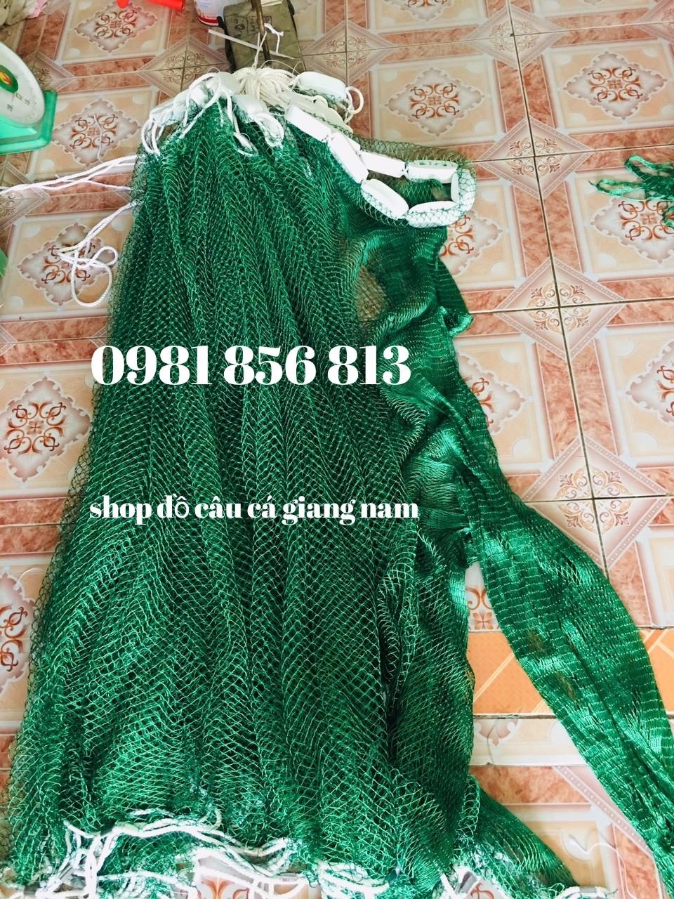 Lưới vét cá - Lưới quét cá bằng dù Thái cao 2m dài 15m túi 4m Hàng đặt đặc biệt - siêu sale mùa cuối năm - cực hot - đại hạ giá thanh lý hàng tồn