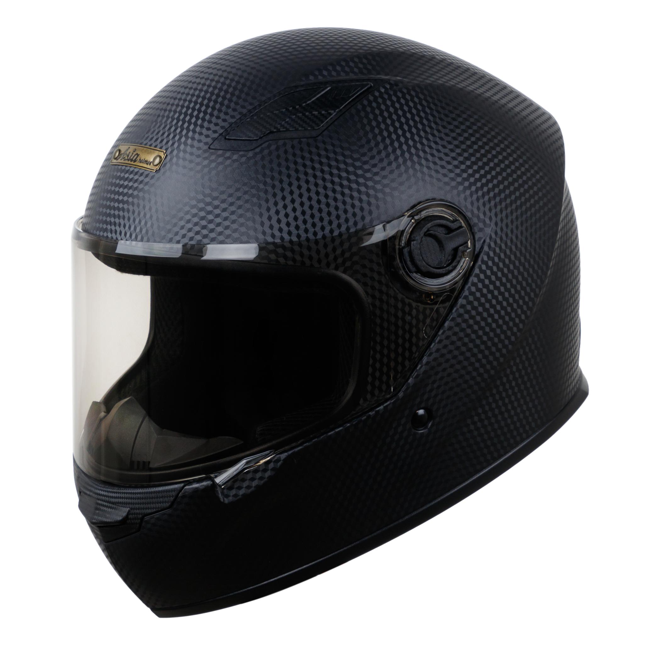 MŨ BẢO HIỂM FULLFACE VÂN CARBON CHÍNH HÃNG ASIA
