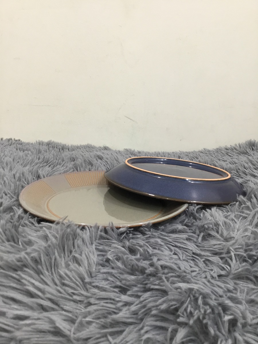 Deep Dish 20X2.5 cm - Dong Hwa Ceramics - High Quality Vietnamese Products