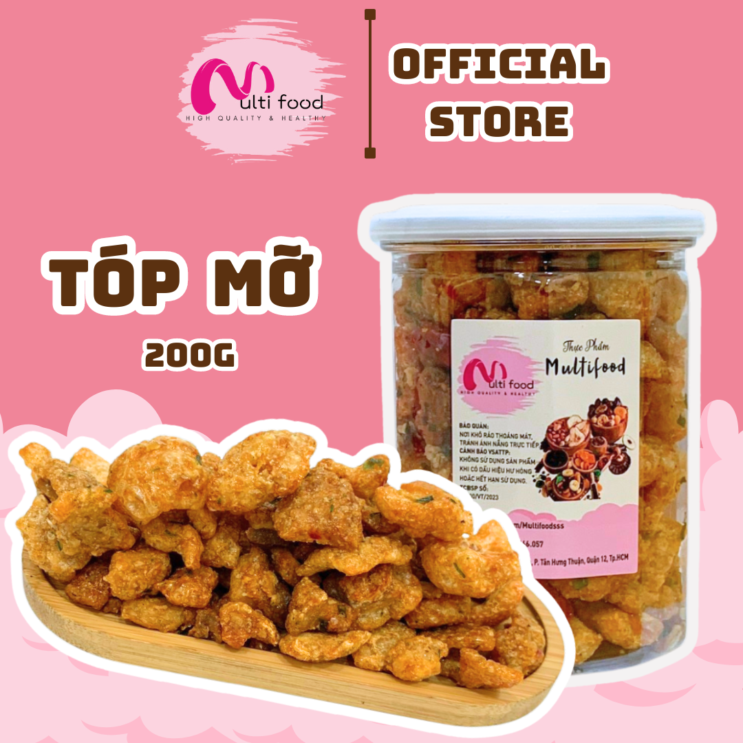 200G Tóp Mỡ Mắm Tỏi ỚT - MULTIFOOD
