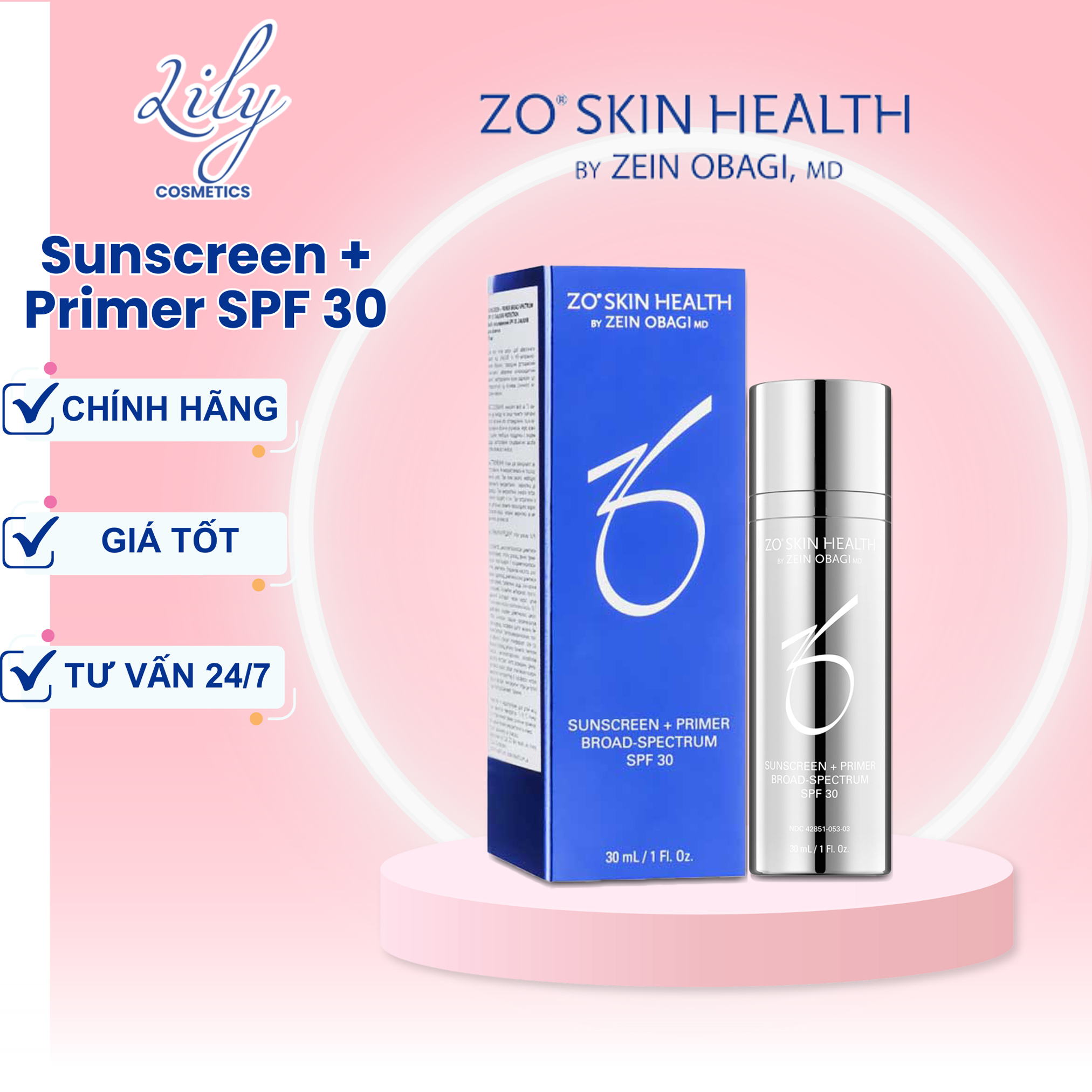 Kem chống nắng SUNSCREEN + PRIMER SPF 30