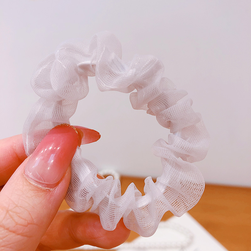 [HCM]SET 5 DÂY BUỘC TÓC CỘT TÓC VẢI VON MỎNG LÀM VÒNG TAY- PHỐI SET 5 MÀU