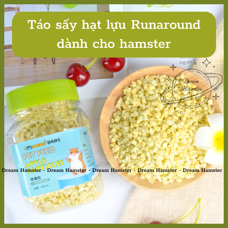 Táo sấy cho hamster (Runaround) - hủ 400ml