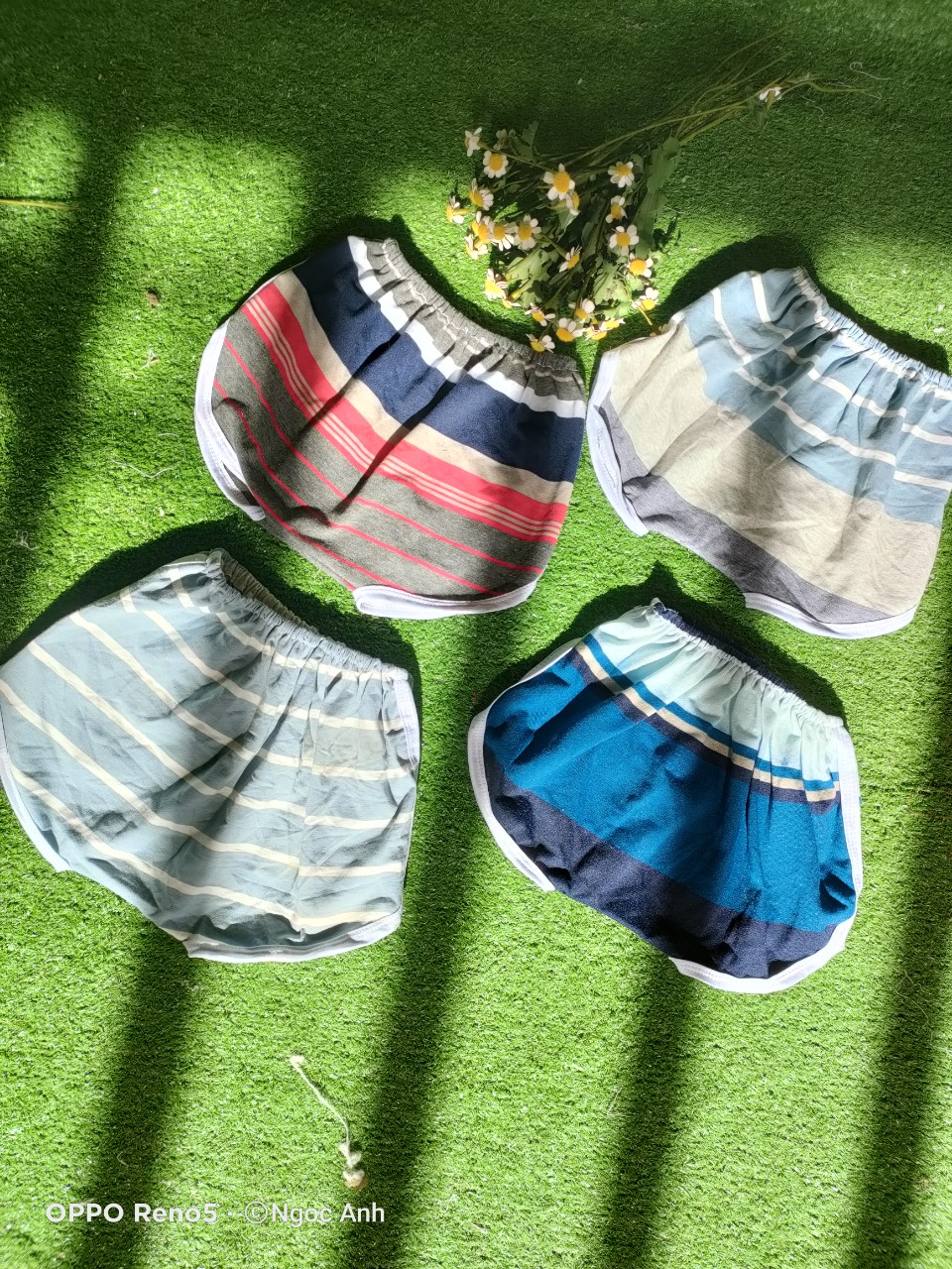 SET 10 quần đùi kẻ cho bé trai bé gái