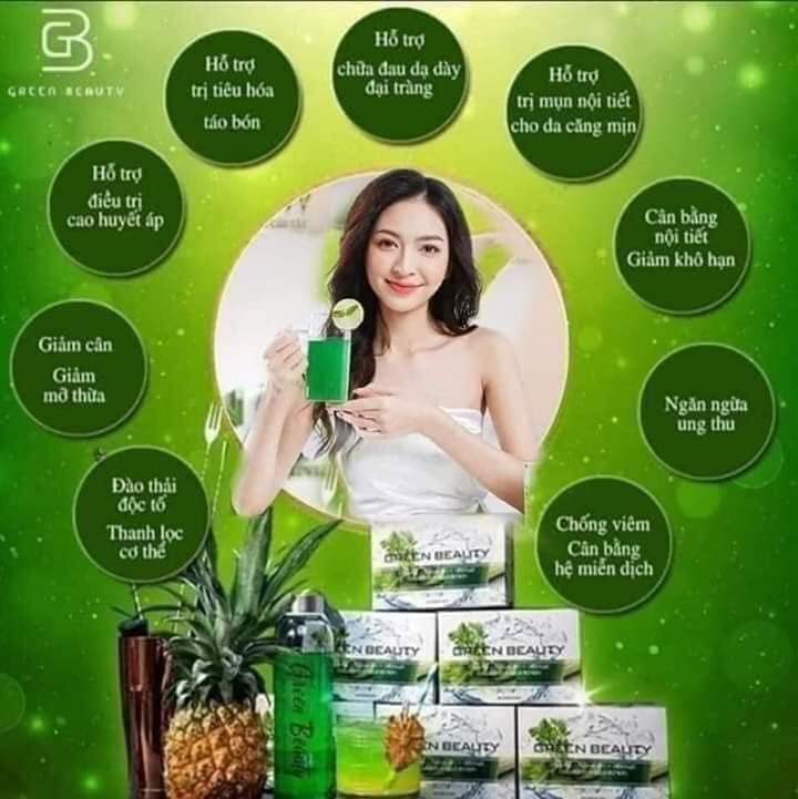 NƯỚC ÉP CẦN TÂY GREEN BEAUTY [Hàng chính hãng - Nguyên tem - Nguyên mã]