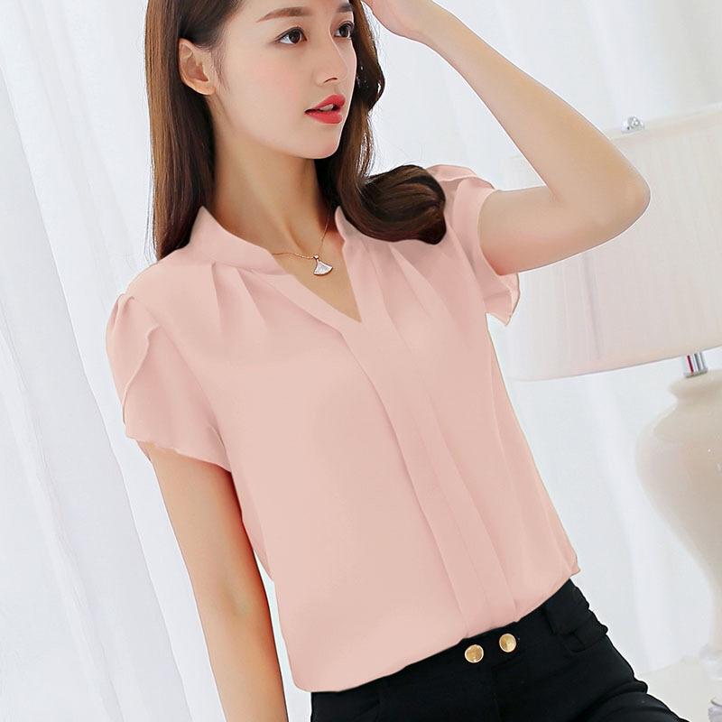 ÁO VOAN NỮ TAY NGẮN