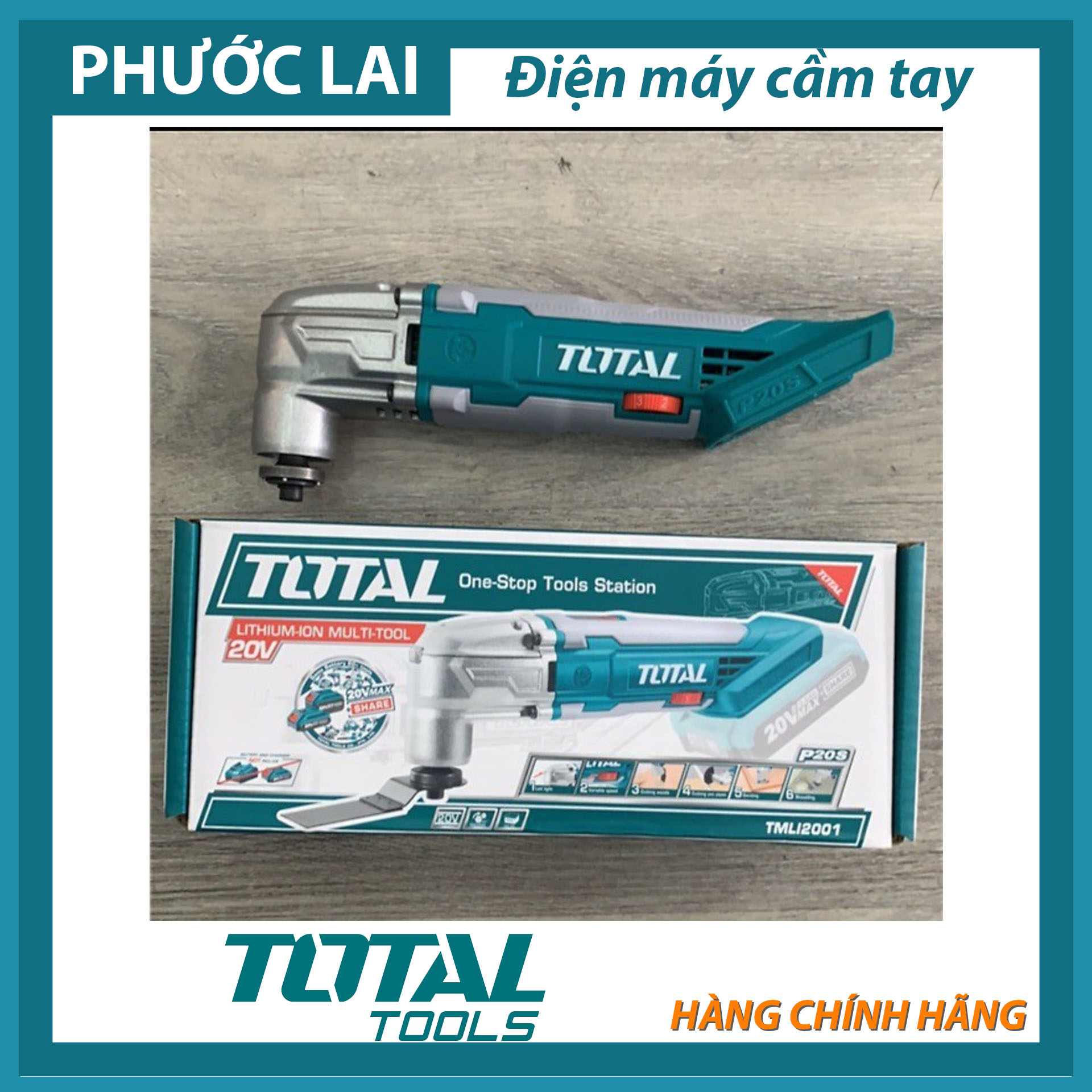 Máy cắt đa năng dùng pin 20V Total TMLI2001