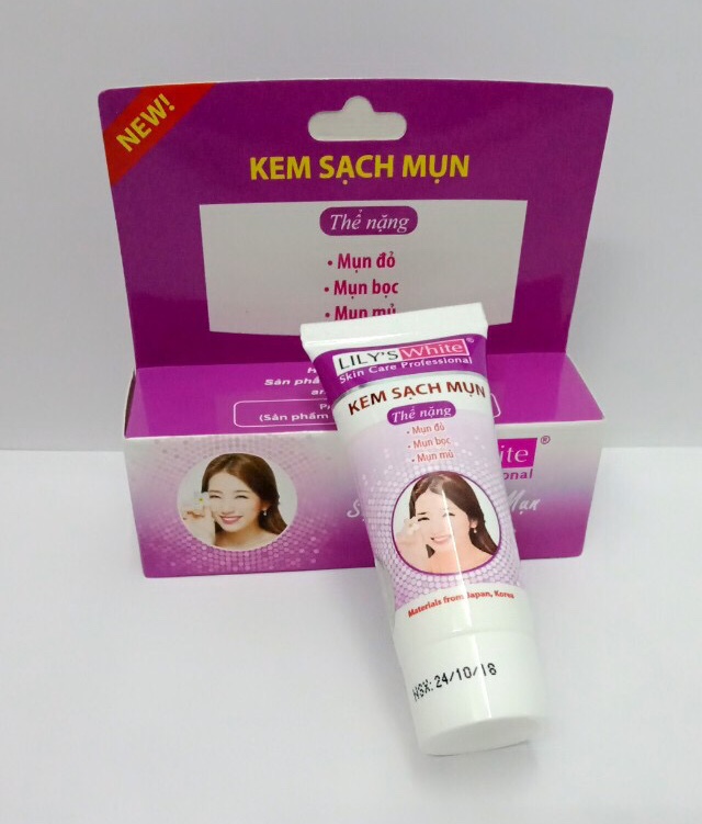[HCM]Kem Mụn - Xoá Thâm - Liền Sẹo Lily’s White
