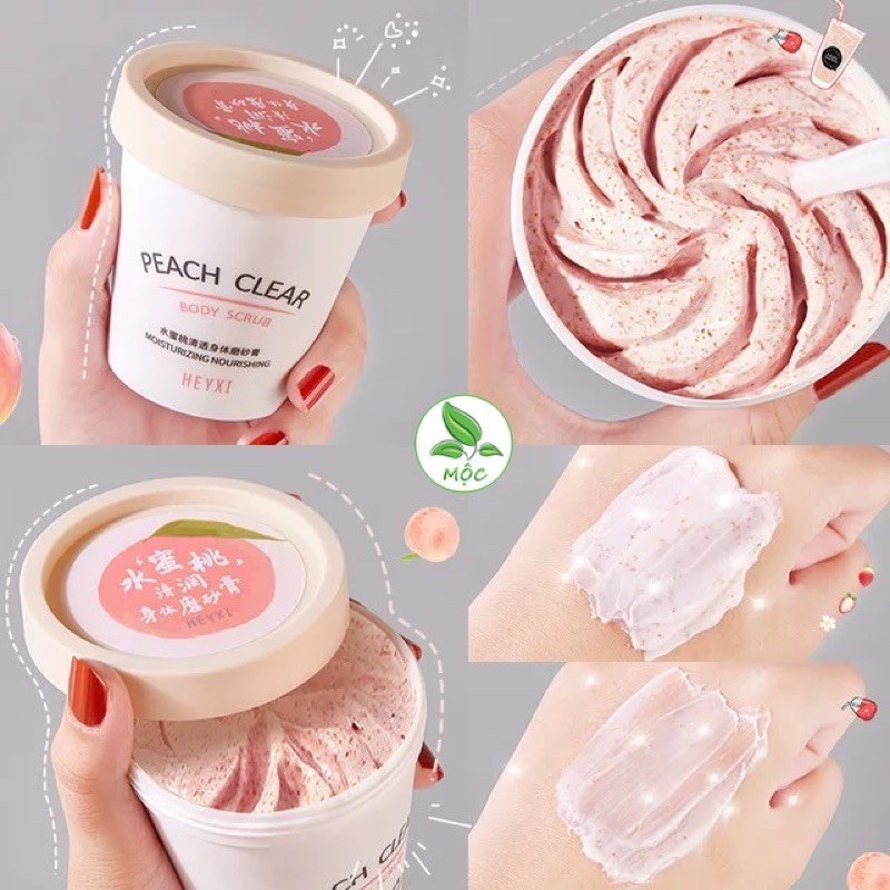 TẨY DA CHẾT BODY ĐÀO hũ 200ml