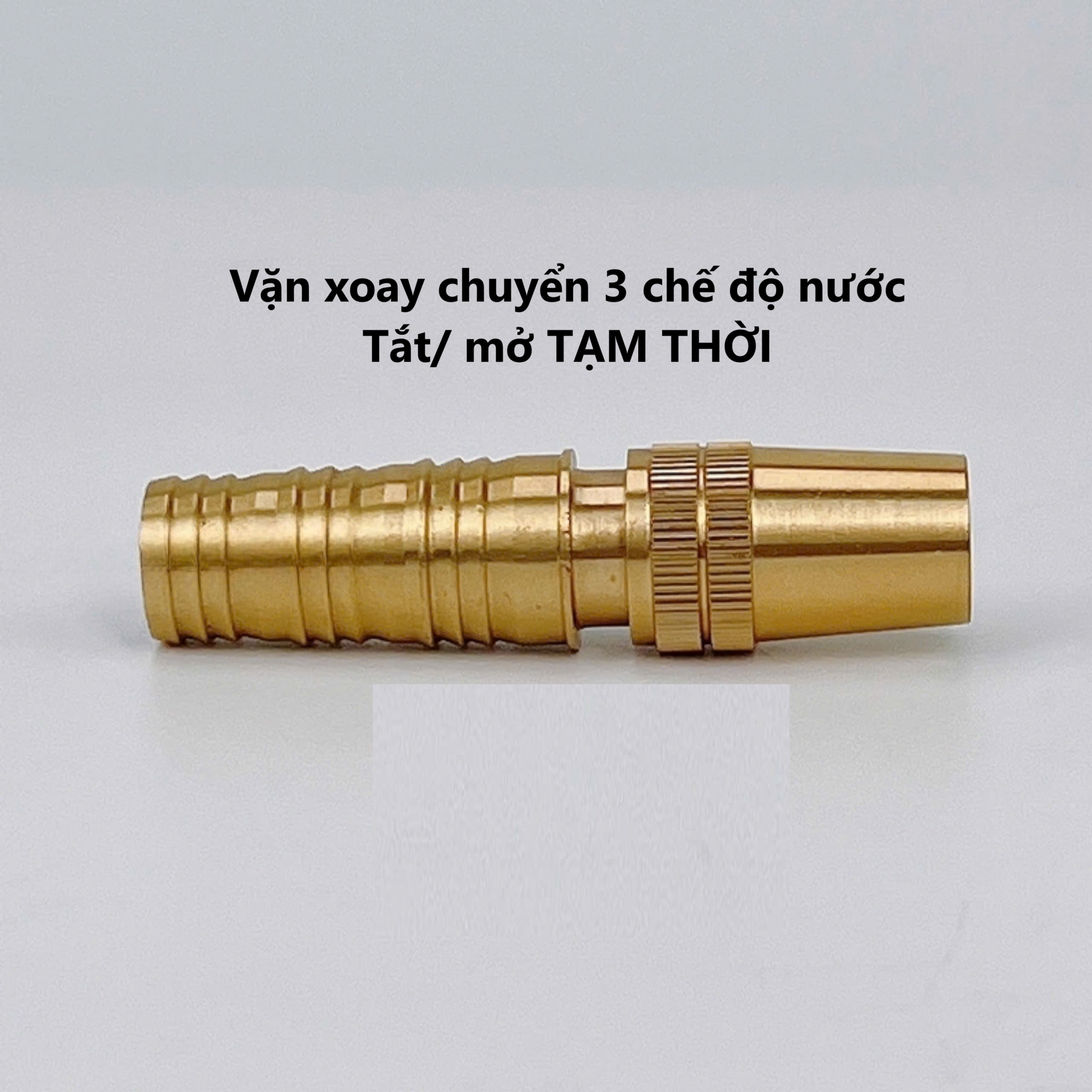 [HCM]Béc đồng NHÉT/ VẶN rửa xe, béc tưới cây nhiều chế độ
