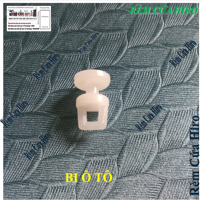 bộ hạt rèm và móc treo rèm ô tô