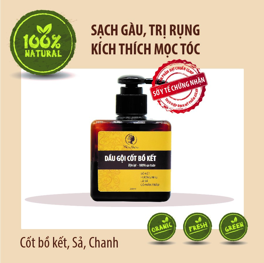 Combo Chống Rụng Tóc & Rạn Da Cho Mẹ Bầu Wonmom (1 Dầu Gội Bồ Kết 1 kem Nghệ Tươi)