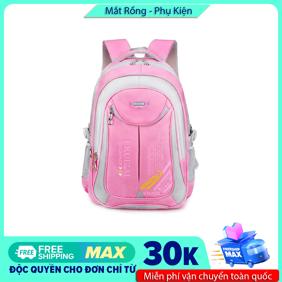 Balo Học Sinh - Sinh Viên Siêu Nhẹ, Chống Thấm Nước Cao cấp cho mùa tự trường, balo du lịch phong cách thể thao