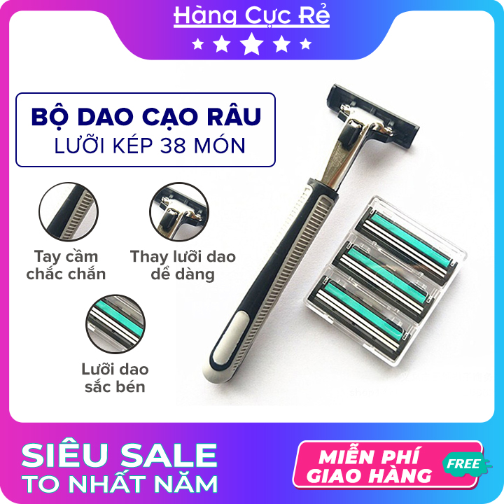 [HCM][ SIÊU TIẾT KIỆM ]BỘ DAO CẠO RÂU 36 LƯỠI