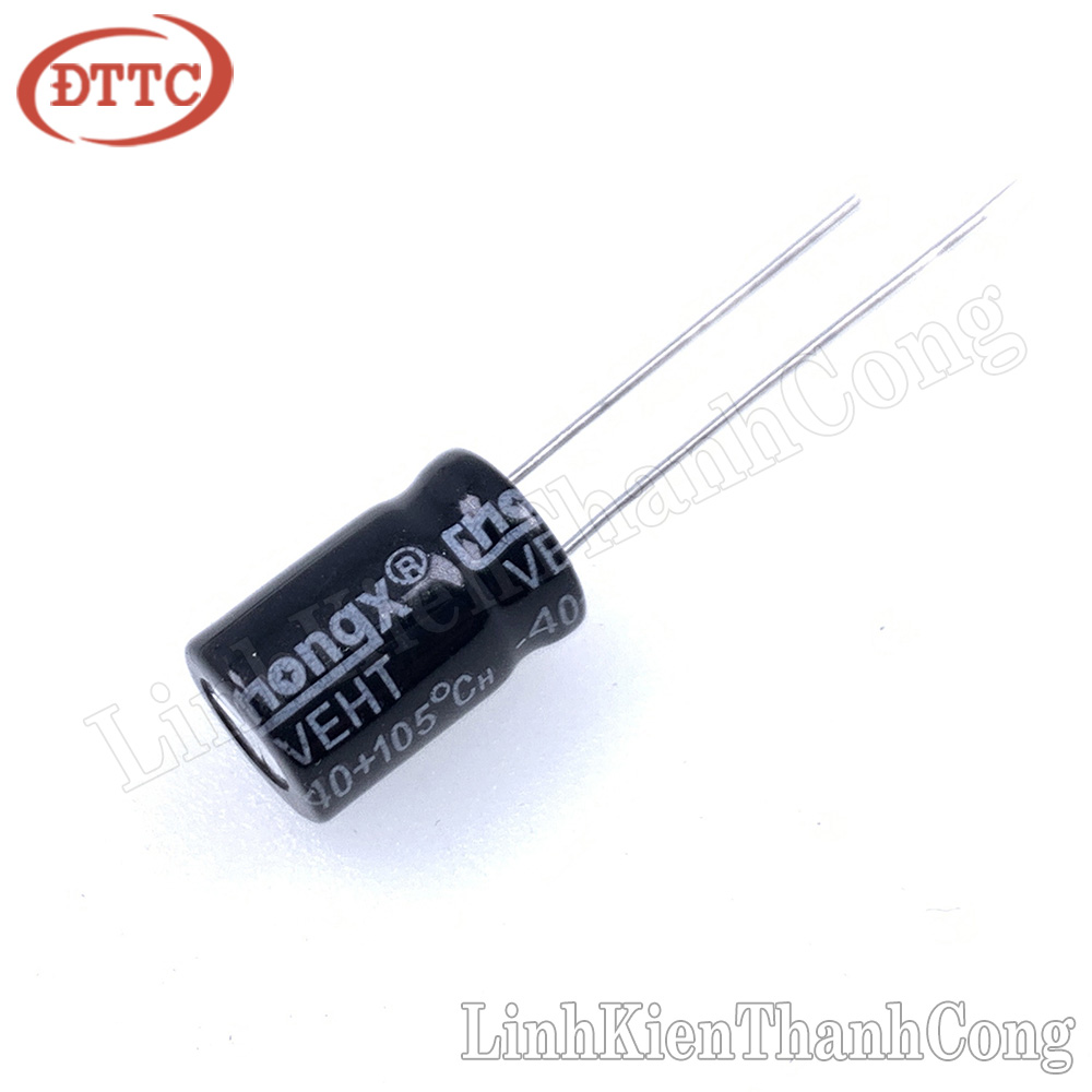 Bộ 5 Chiếc Tụ 220uF 25V (8x12mm)