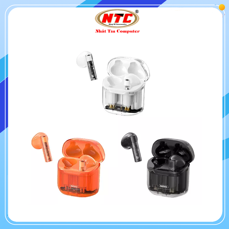 Tai nghe Bluetooth TWS Remax Cozybuds 6C V5.3, Tăng giảm Volumn, Không độ trễ - Nhất Tín Computer