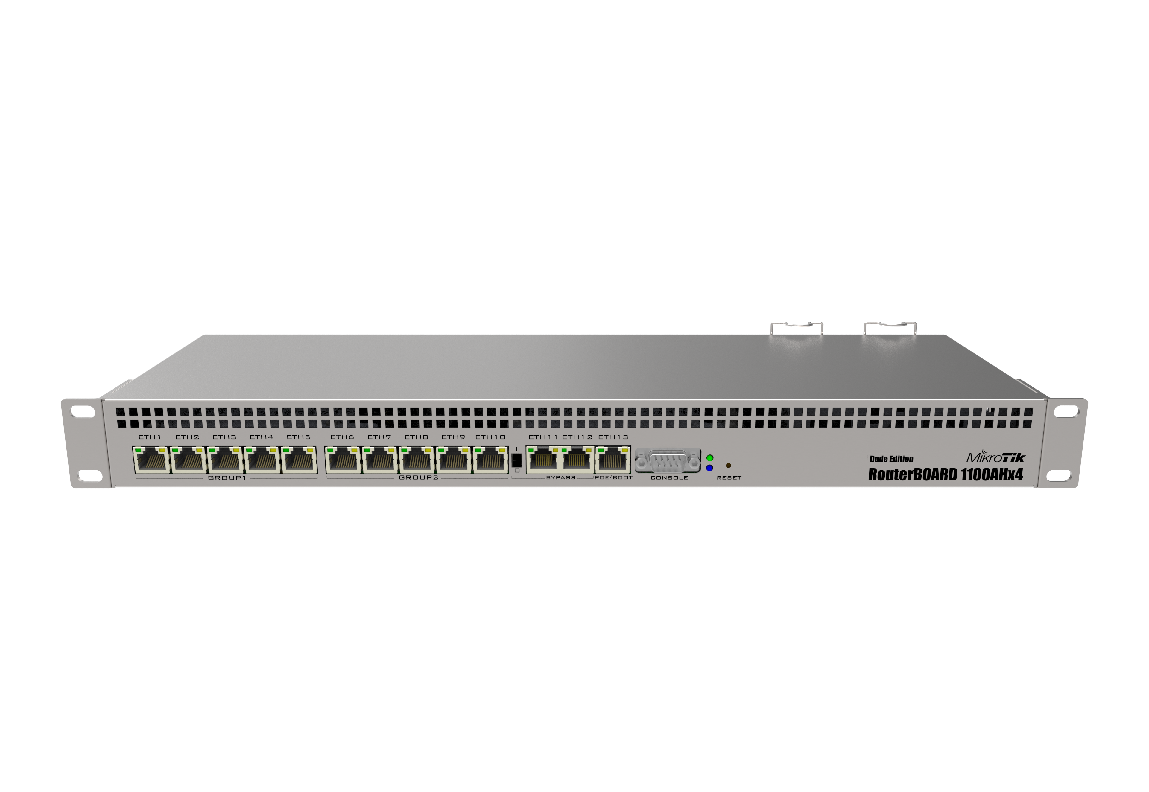 Rack mounting - Mikrotik RB1100Dx4 Dude Edition - VPN Cloud Gigabit router