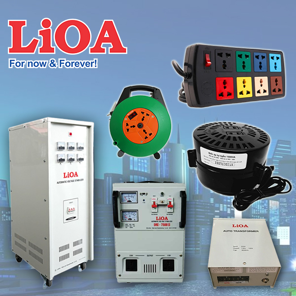 Combo 3 ổ cắm chia 3 ngả Lioa chân cắm phi 5