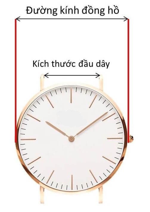 Grained Leather Strap Size 19mm for Dw Watches