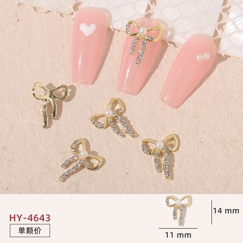[CHARM] - charm nail - charm nơ các loại - charm đính móng