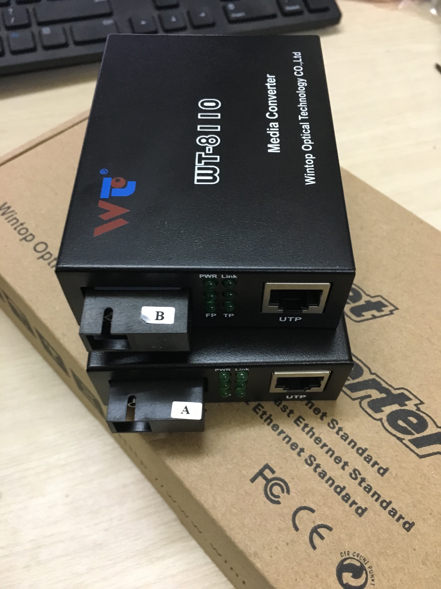 [HCM]Convert quang 1 sợi 1 cặp 2 Cái AB WINTOP