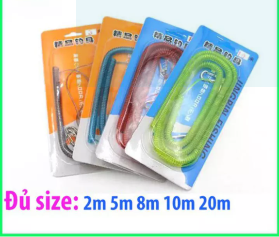 Dây Bảo Vệ Cần Câu Tay đủ size 3m 5m 10m 15m 20m dùng tránh rơi cần phụ kiện câu cá