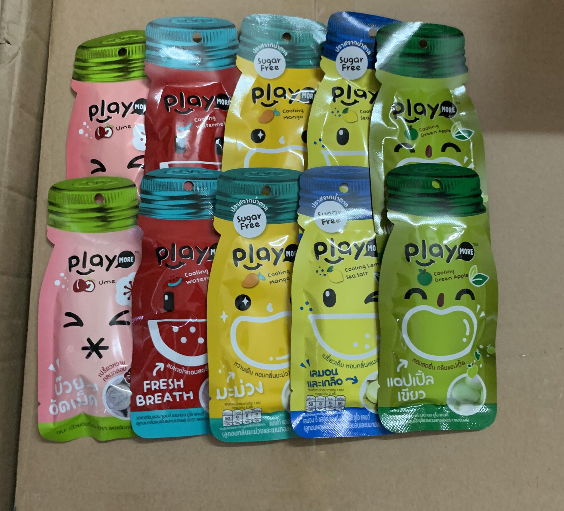 [HCM]Gói kẹo Play More Thái Lan 12g Mẫu mới