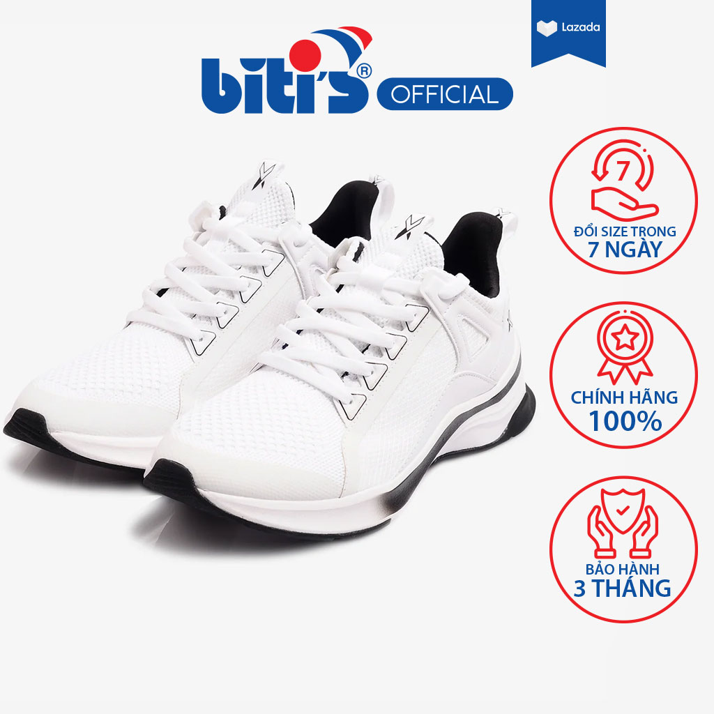 Giày Thể Thao Nam/Nữ Biti's Hunter X Festive Frosty-White DSMH03500TRG/DSWH03500TRG (Trắng)